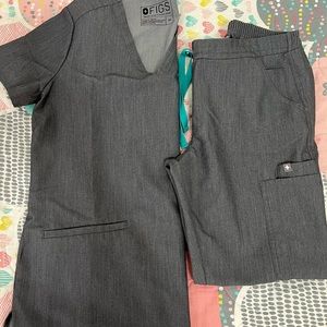 Figs scrubs set XS Graphite (Altered)